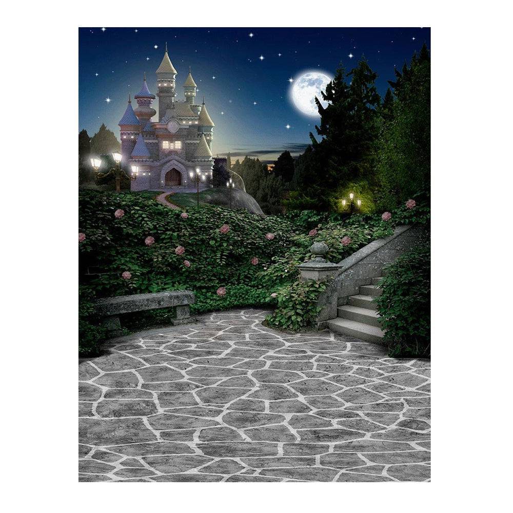 Castle in Magic Kingdom Photography Backdrop - Basic 6  x 8  