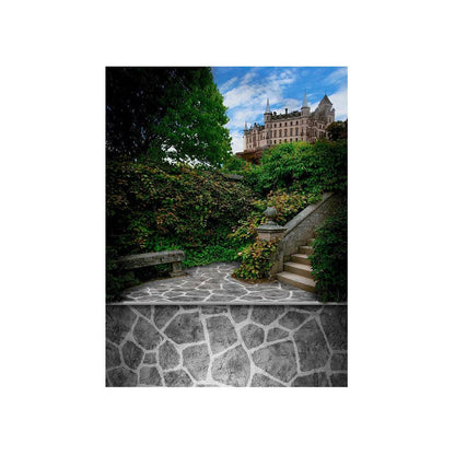 Castle Steps Photography Backdrop - Basic 4.4  x 5  