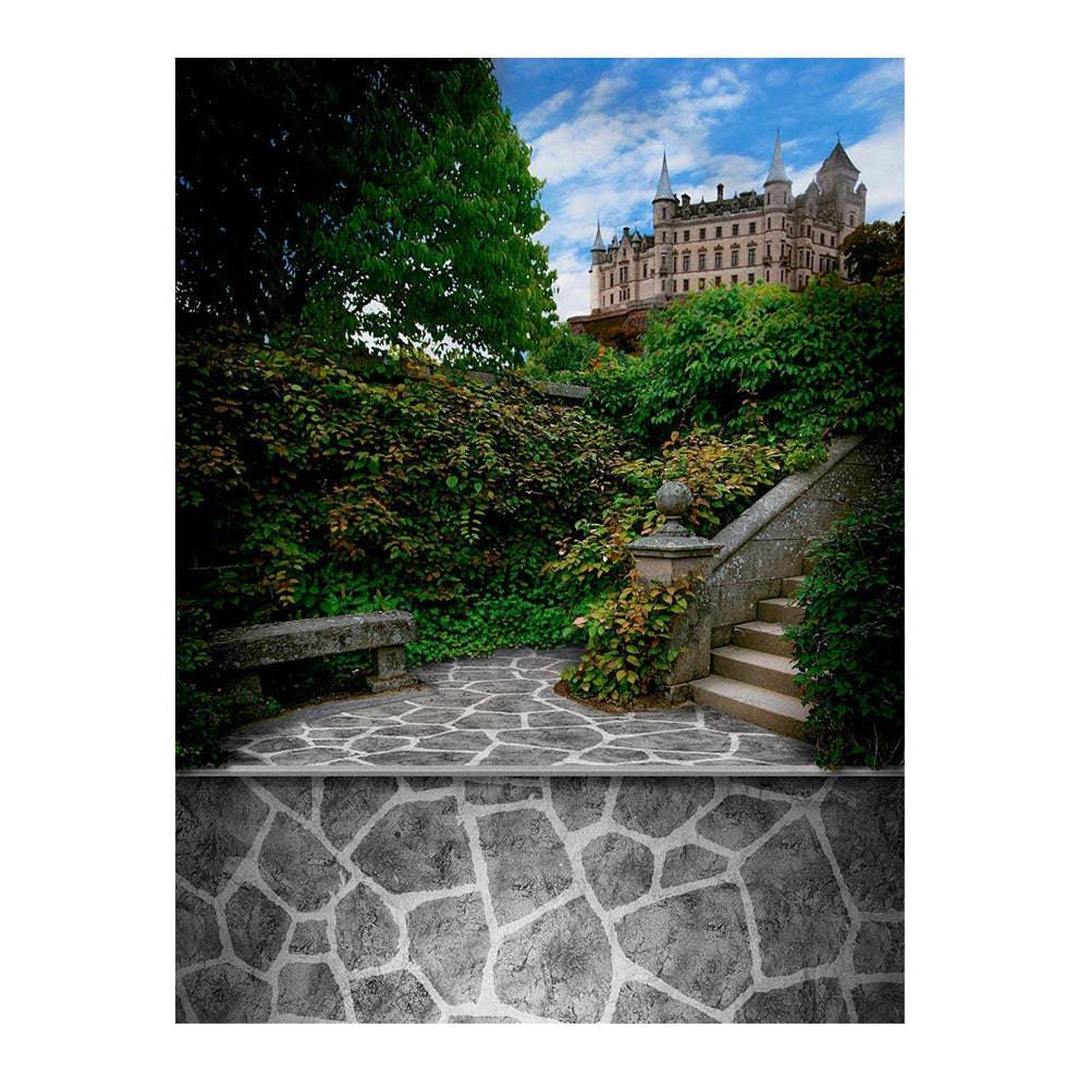 Castle Steps Photography Backdrop - Basic 6  x 8  