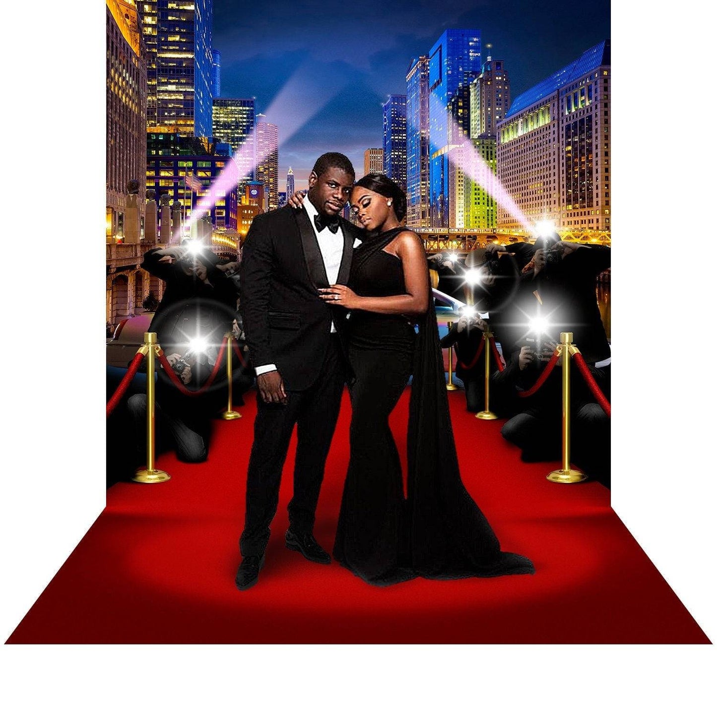 Chicago Red Carpet Paparazzi Photography Backdrop