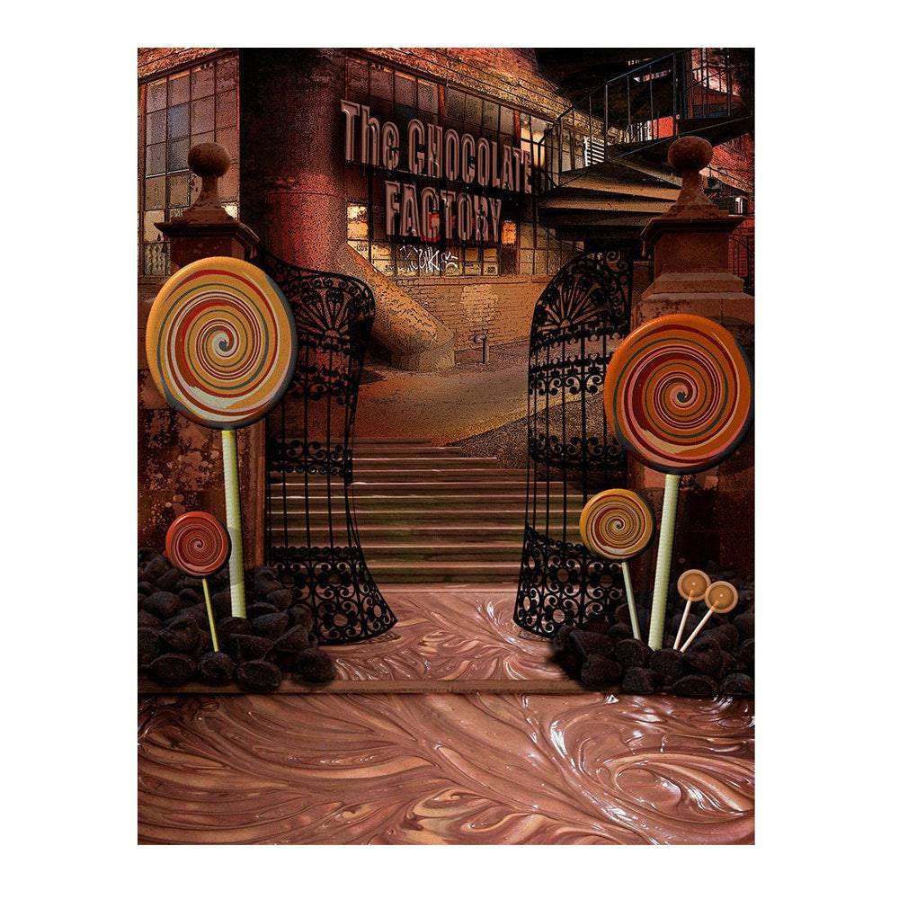 Chocolate Factory Photography Backdrop - Basic 6  x 8  