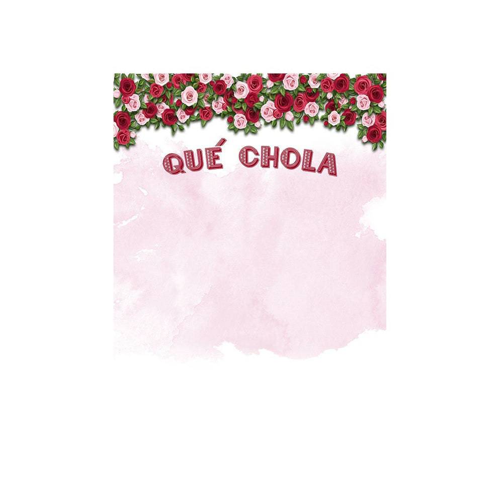 Rosas Que Chola Photo Backdrop - Basic 5.5  x 6.5  