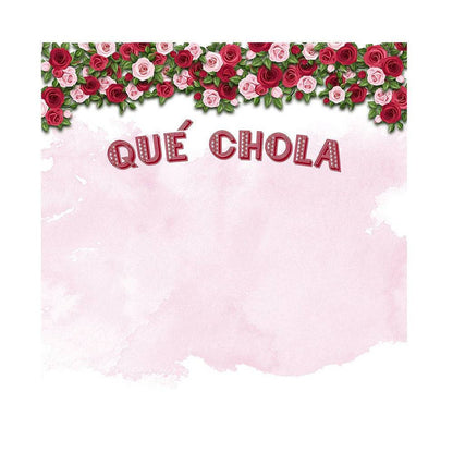 Rosas Que Chola Photo Backdrop - Basic 8  x 8  