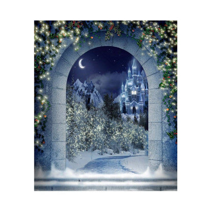 Magical Christmas Kingdom Photo Backdrop - Basic 5.5  x 6.5  