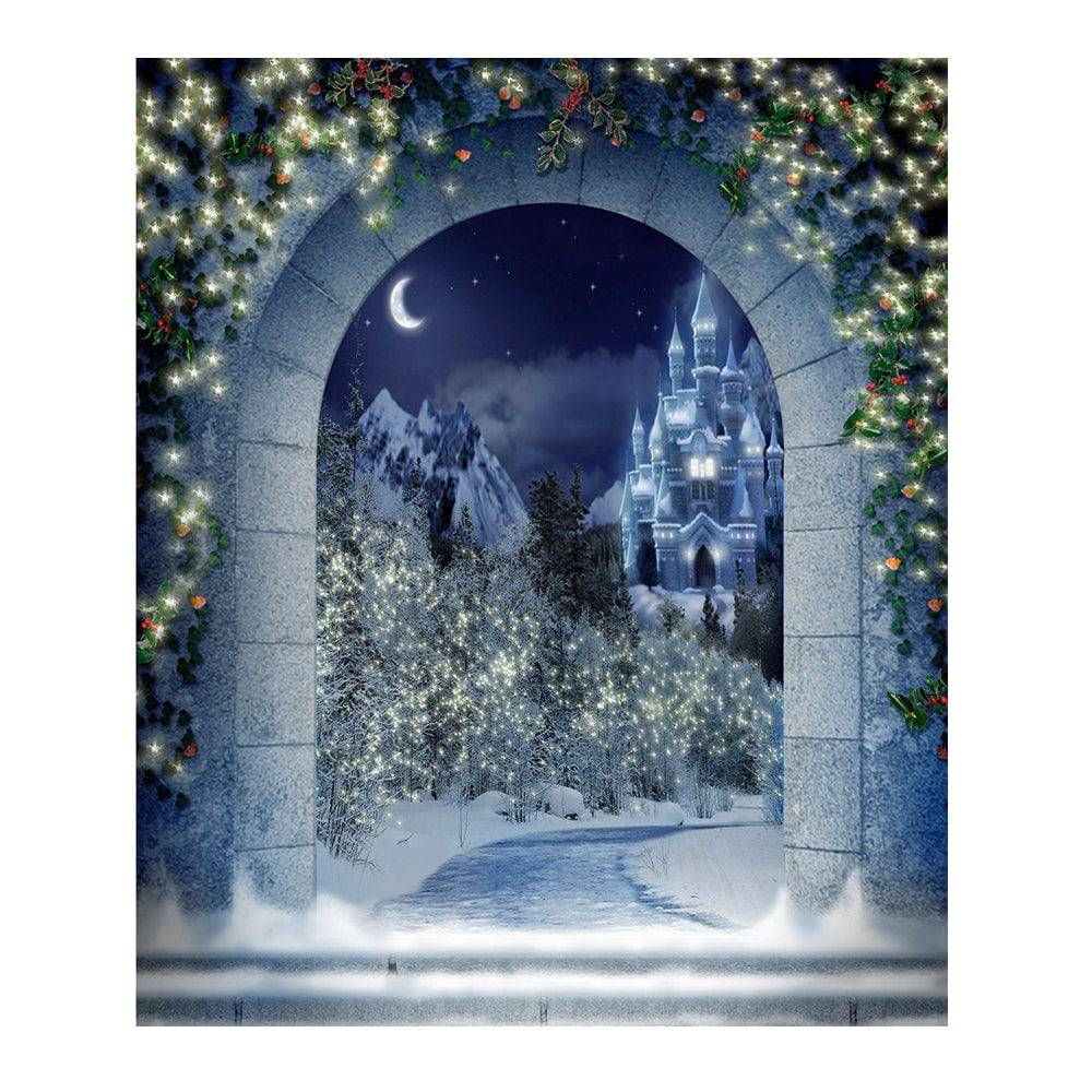 Magical Christmas Kingdom Photo Backdrop - Basic 6  x 8  