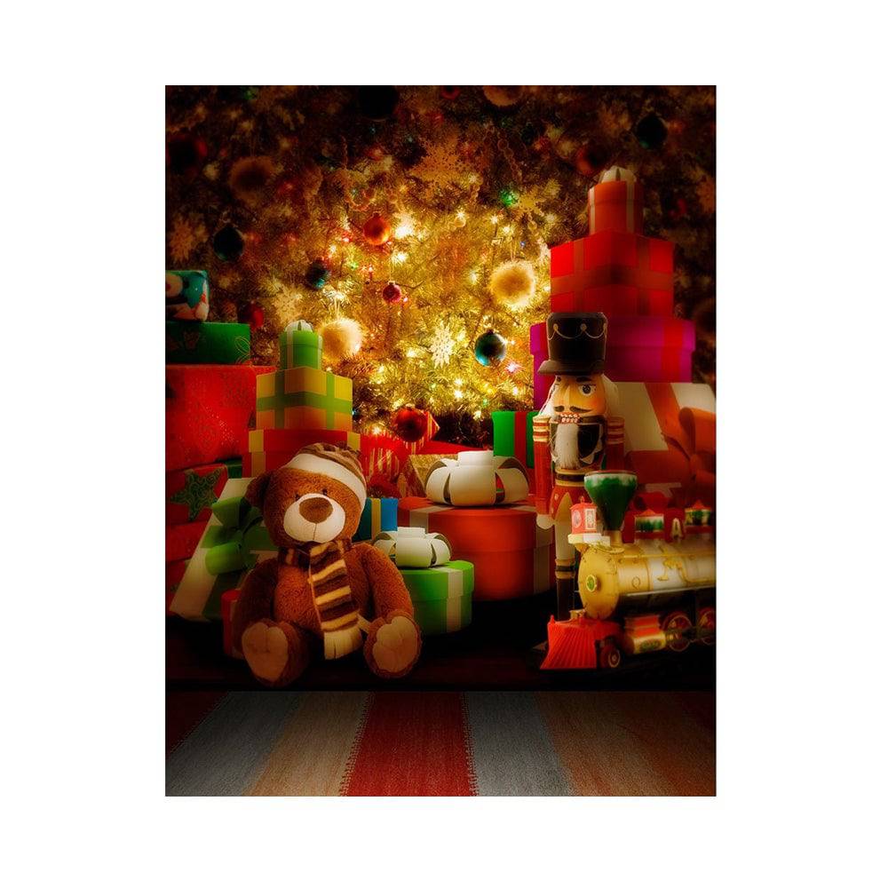 Toys Under The Christmas Tree Photo Backdrop - Basic 5.5  x 6.5  