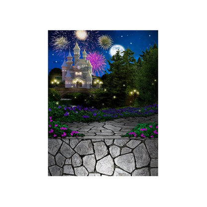 Magic Moment Castle Garden Photography Backdrop - Basic 4.4  x 5  