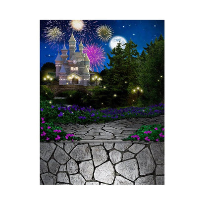 Magic Moment Castle Garden Photography Backdrop - Basic 5.5  x 6.5  