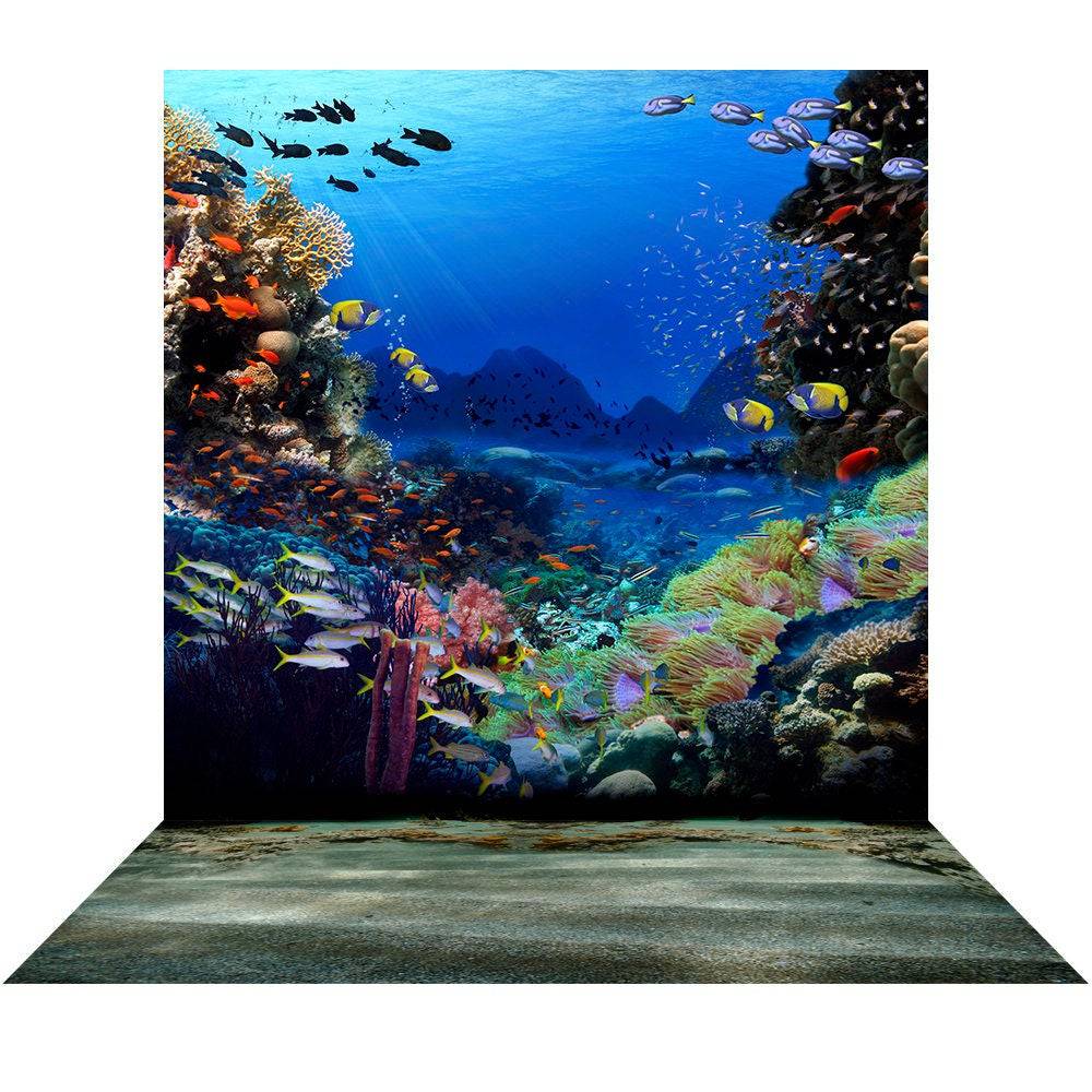 Under The Sea Photography Backdrop - Pro 10  x 20  