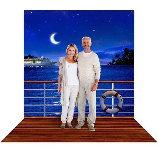 Crescent Moon Cruise Ship Photo Backdrop