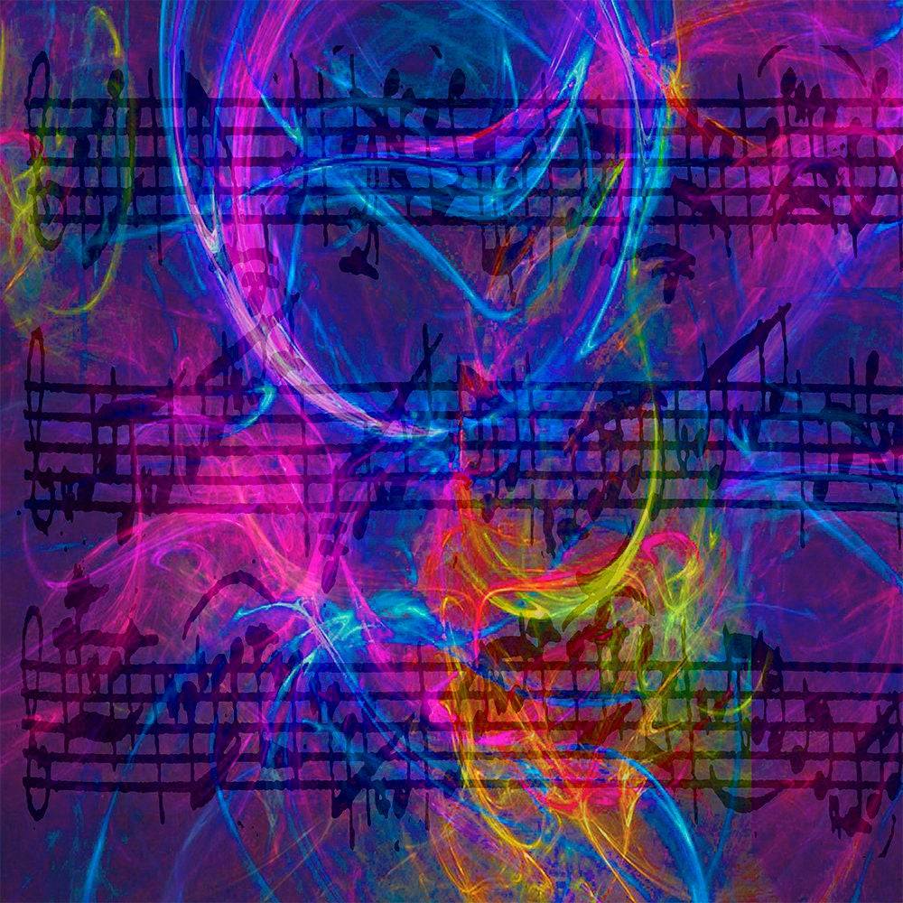 Musical Score Photo Backdrop - Basic 10  x 8  