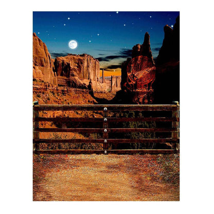 Western Desert Canyon Photo Backdrop - Basic 6  x 8  
