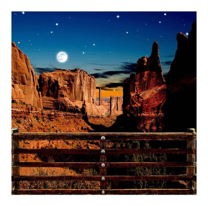 Western Desert Canyon Photo Backdrop - Basic 8  x 8  