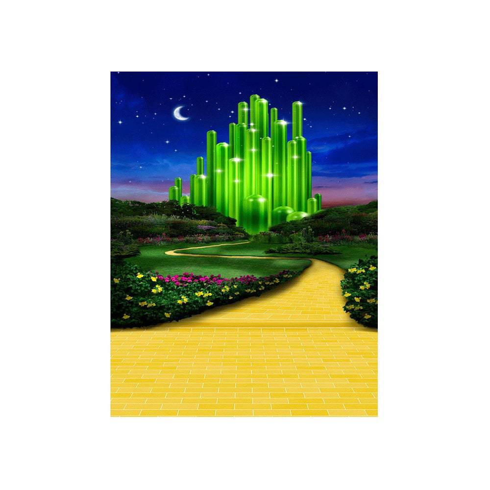 Emerald City Evening, Wizard of Oz Photo Backdrop - Basic 4.4  x 5  