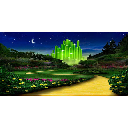 Emerald City Evening, Wizard of Oz Photo Backdrop - Pro 20  x 10  