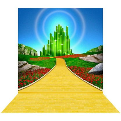 Emerald City, Wizard of Oz Photo Backdrop - Basic 8  x 16  