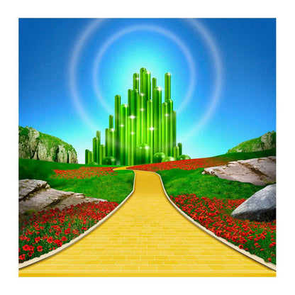 Emerald City, Wizard of Oz Photo Backdrop - Pro 8  x 8  