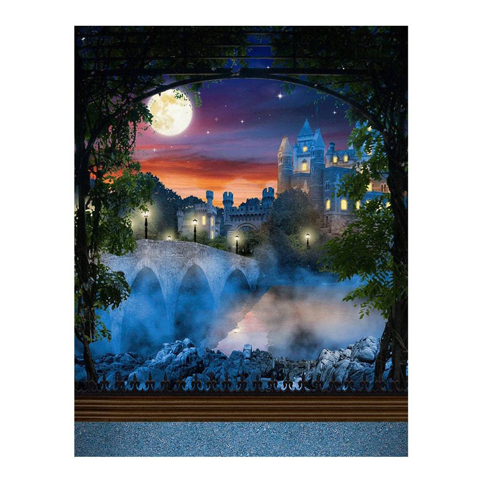 Enchanted Castle Photography Backdrop - Basic 6  x 8  