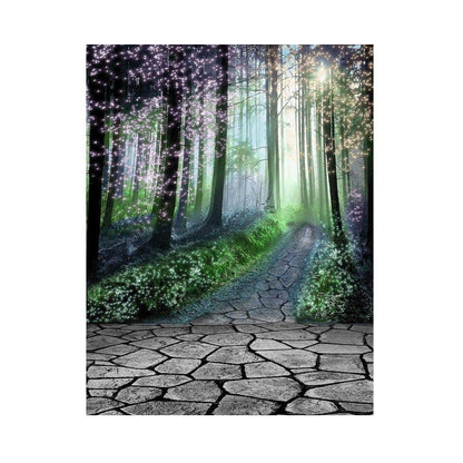 Enchanted Forest Fairy Tale Photo Backdrop - Basic 5.5  x 6.5  