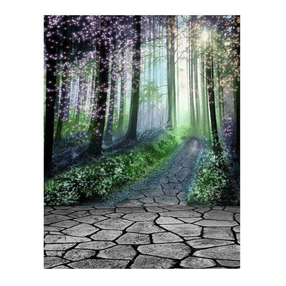 Enchanted Forest Fairy Tale Photo Backdrop - Basic 6  x 8  