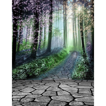 Enchanted Forest Fairy Tale Photo Backdrop - Basic 8  x 10  