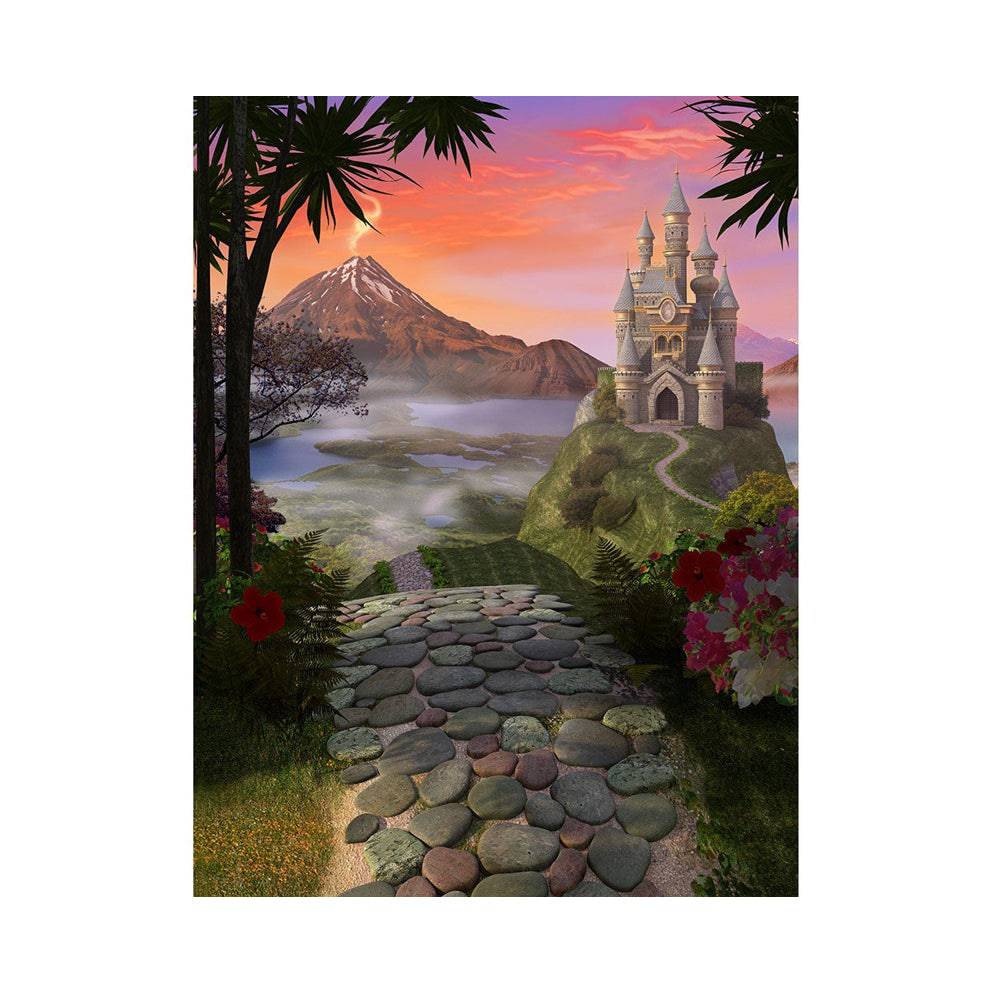 Fairytale Magical Castles Photography Background - Basic 5.5  x 6.5  
