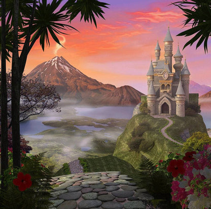 Fairytale Magical Castles Photography Background - Pro 10  x 10  