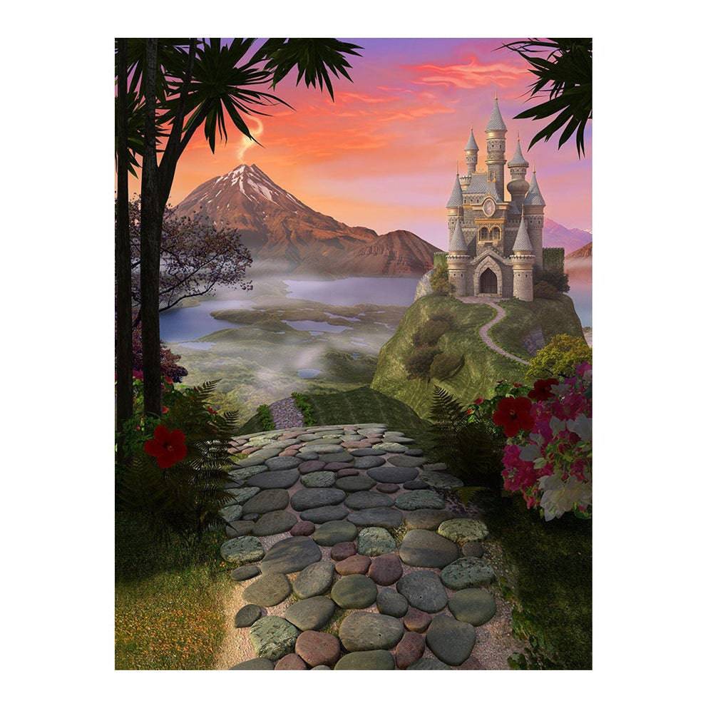 Fairytale Magical Castles Photography Background - Pro 6  x 8  