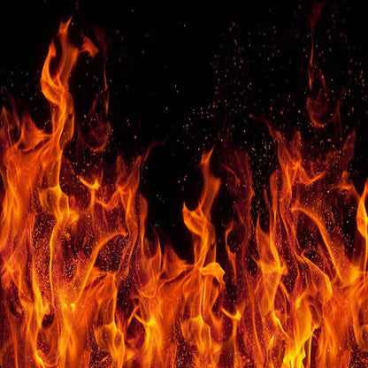 Fire On Black Photography Background - Pro 10  x 10  