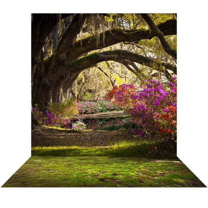Wild Azalea Garden Photography Background - Basic 8  x 16  