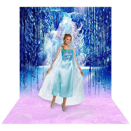Frozen Ice Palace Photography Background
