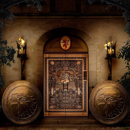 Medieval Game of Thrones Castle Interior Photo Backdrop - Pro 10  x 10  