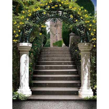 Garden Arch Stairway Photography Background - Basic 8  x 10  