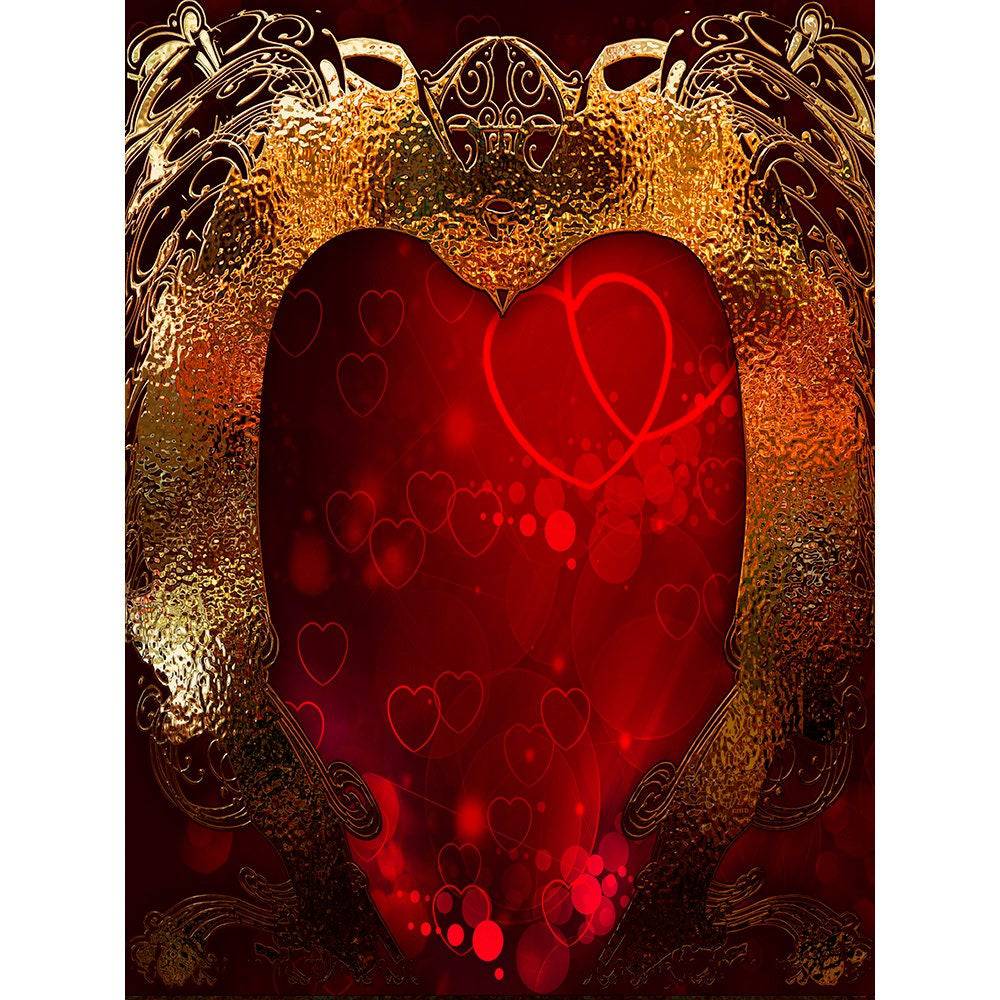 Dark Hearts Romantic Photography Background - Basic 8  x 10  
