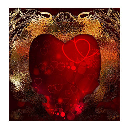 Dark Hearts Romantic Photography Background - Pro 8  x 8  