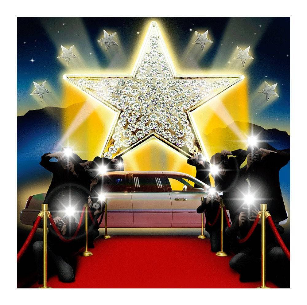 Red Carpet Star Photography Background - Pro 8  x 8  