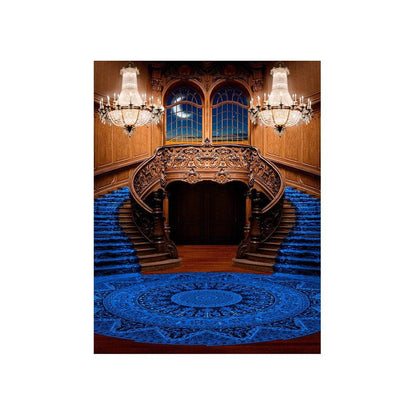 Grand Double Staircase Photography Background - Basic 4.4  x 5  