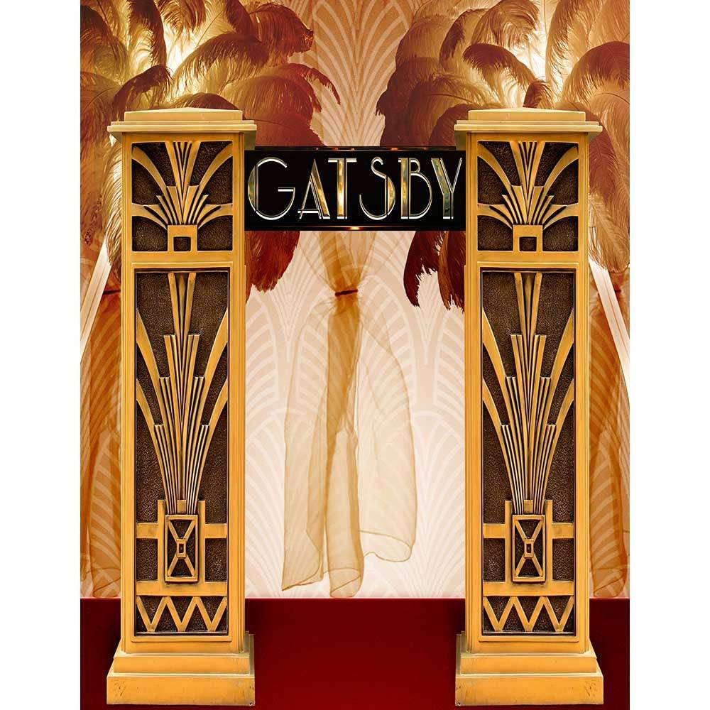 Great Gatsby 1920s Photography Backdrop - Pro 8  x 10  