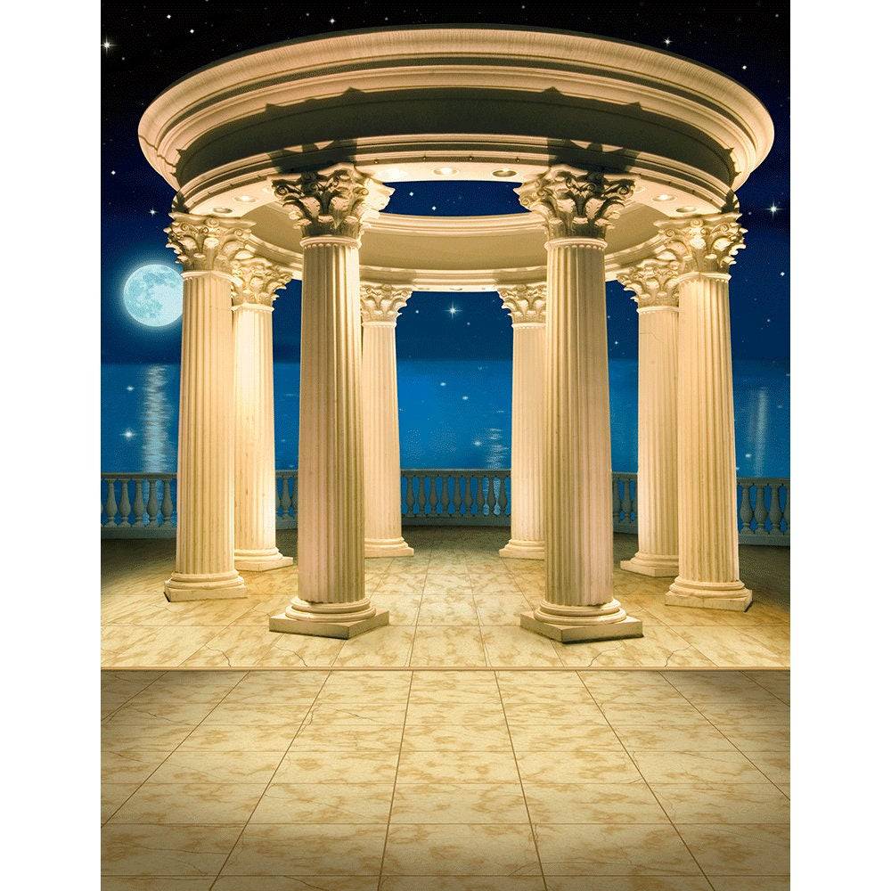 Greek Columns Photography Background - Basic 8  x 10  