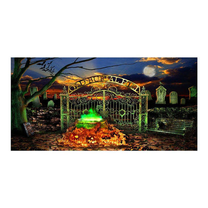 Hocus Pocus Halloween Horror Party Photography Background - Basic 16  x 8  