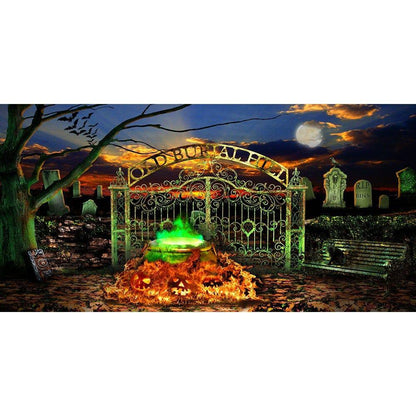 Hocus Pocus Halloween Horror Party Photography Background - Pro 20  x 10  