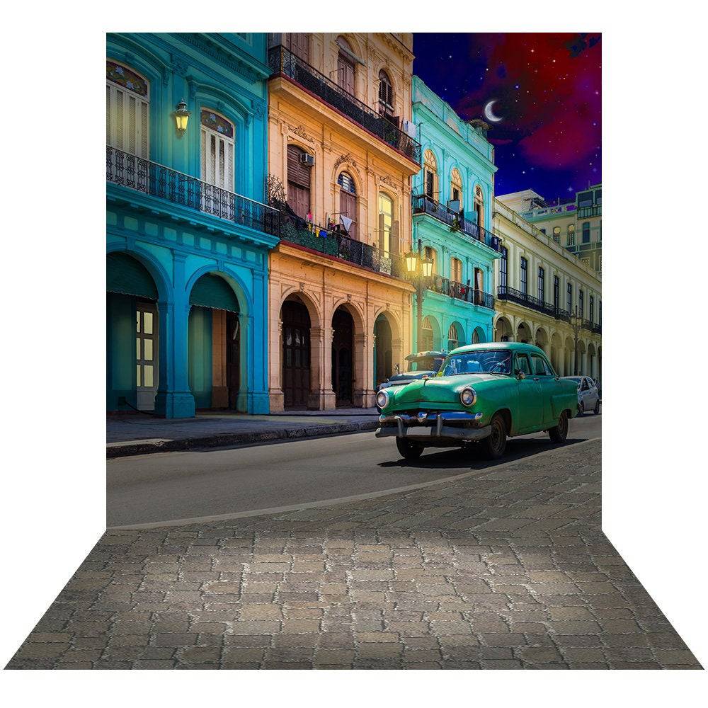 Havana Street Photography Background - Basic 8  x 16  