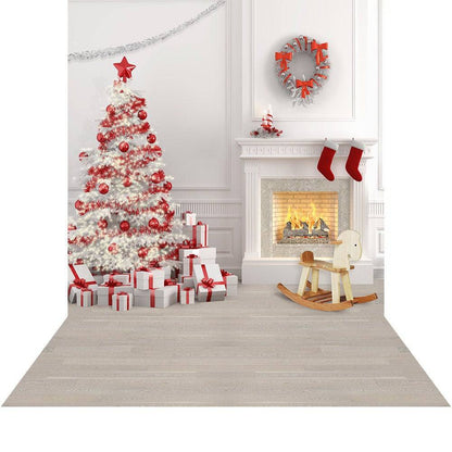 High Key Christmas Photo Backdrop Holiday Background - Pro 9  x 16  