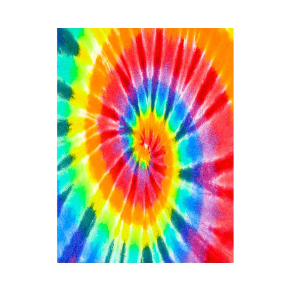 Hippy 60s Tie-Dye Photo Backdrop - Basic 5.5  x 6.5  