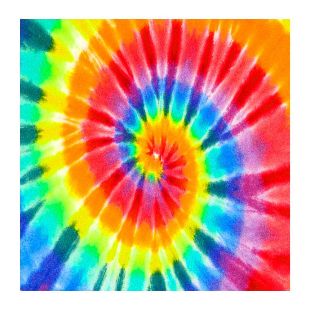 Hippy 60s Tie-Dye Photo Backdrop - Basic 8  x 8  