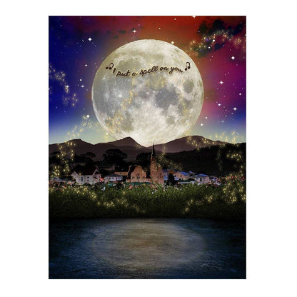 Hocus Pocus Full Moon Photo Background - Pro 6  x 8  