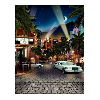Custom Marquee Hollywood Photo Backdrop - Basic 6  x 8  