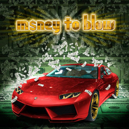 Money to Blow Photography Backdrop - Pro 10  x 8  