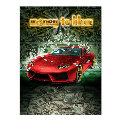 Money to Blow Photography Backdrop - Pro 6  x 8  