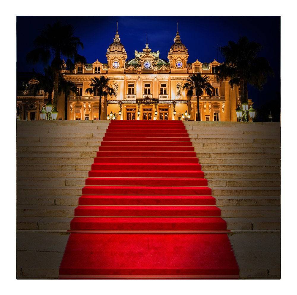 Monte Carlo Red Carpet Photography Backdrop - Basic 8  x 8  